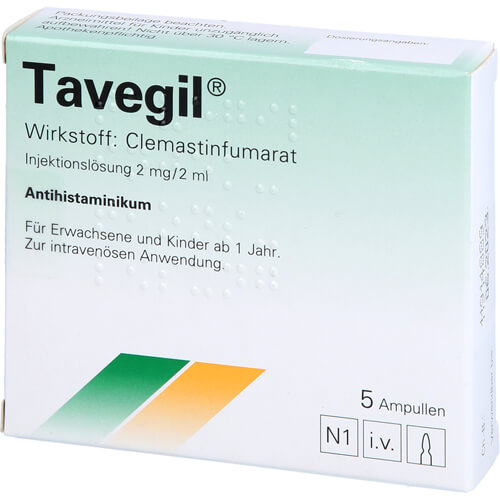 TAVEGIL Injektionslösung 2 mg/2 ml Ampullen