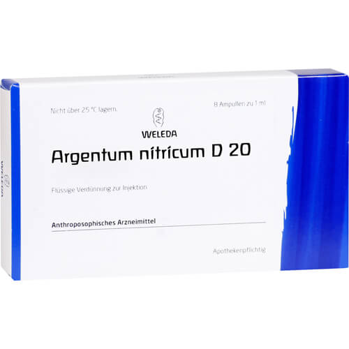 ARGENTUM NITRICUM D 20 Ampullen