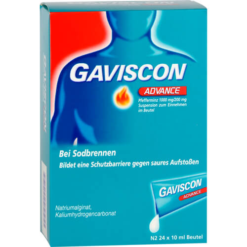 GAVISCON Advance Pfefferminz 1000mg/200mg SUS Btl.