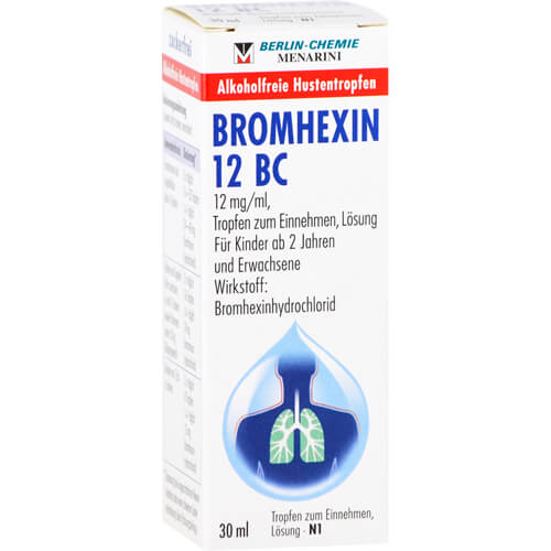 BROMHEXIN 12 BC Tropfen zum Einnehmen