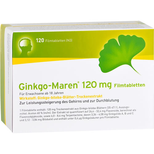 GINKGO-MAREN 120 mg Filmtabletten