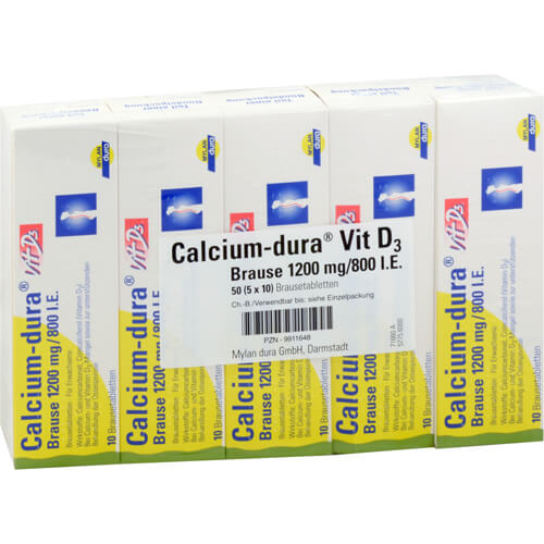 CALCIUM DURA Vit D3 Brause 1200 mg/800 I.E.