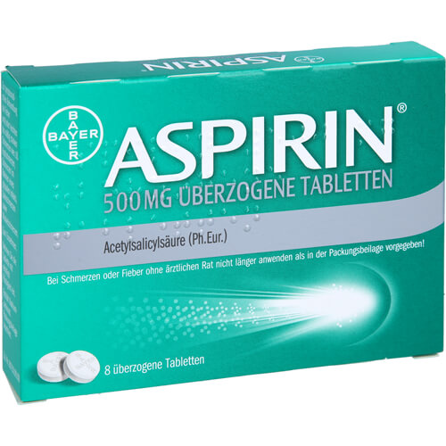 ASPIRIN 500 mg überzogene Tabletten