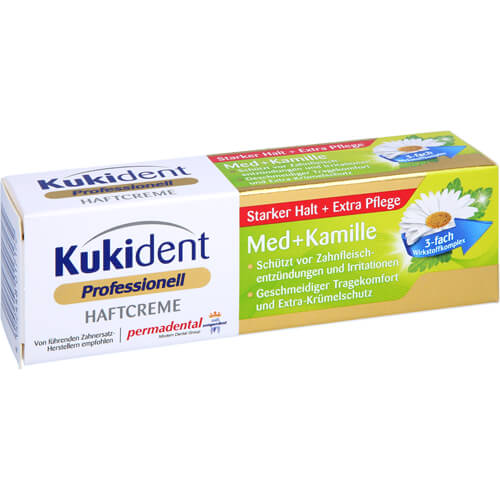KUKIDENT Haftcreme Med+Kamille