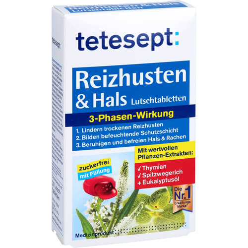 TETESEPT Reizhusten & Hals Lutschtabletten